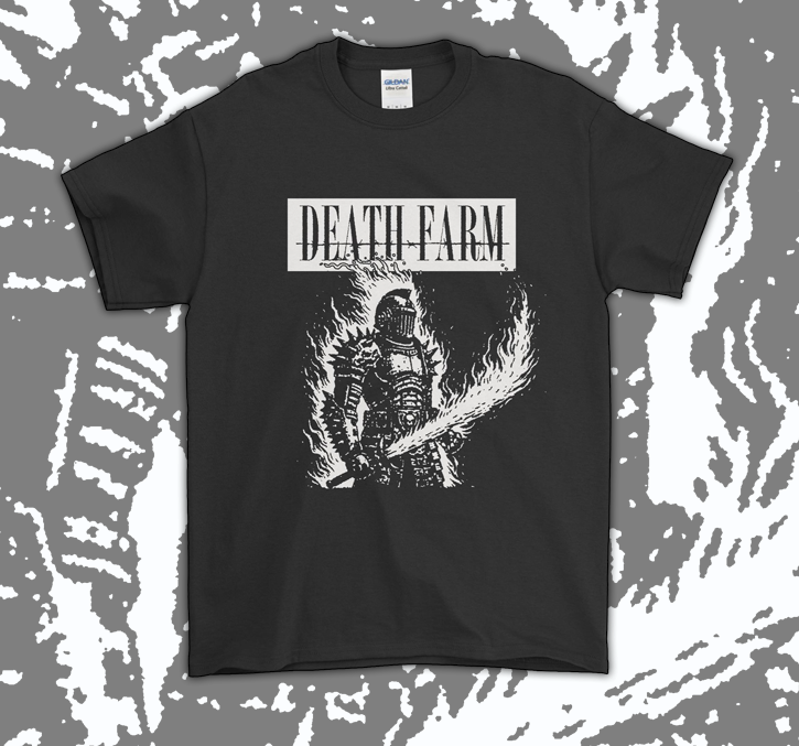 DEATH FARM RECORDS "Knight" TSHIRT