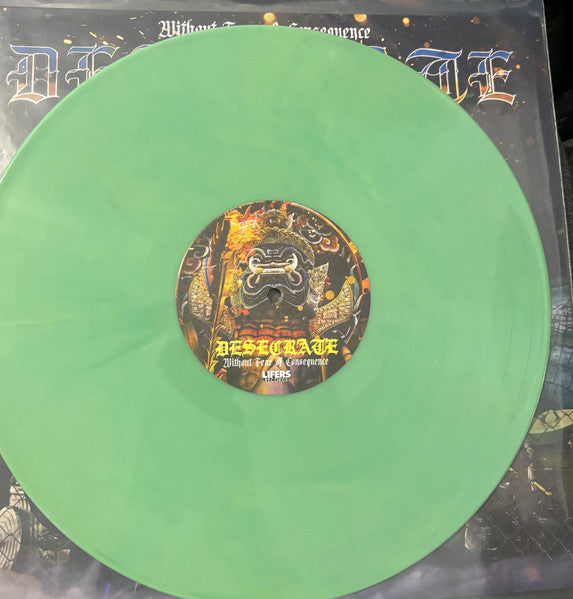 DESECRATE "Without Fear Of Consequence" VINYL